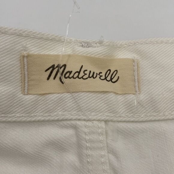 Madewell Relaxed Denim Shorts in Tile White Women’s Size 30 - Picture 10 of 14